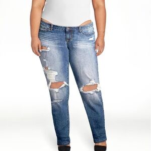 Sofia Vergara BAGI Boyfriend Mid Rise Jeans Size 18 NWT